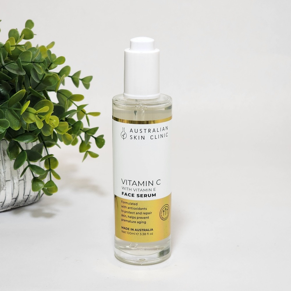 Australian Skin Clinic Vitamin C with Vitamin E Face Serum Antiaging ~ 3.38 oz